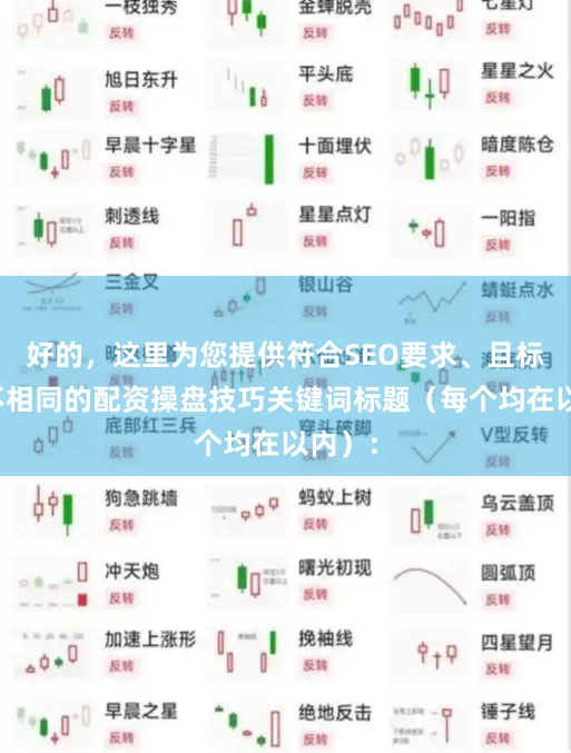 好的，这里为您提供符合SEO要求、且标题各不相同的配资操盘技巧关键词标题（每个均在以内）：